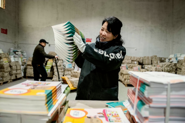 安徽马鞍山：备书迎开学